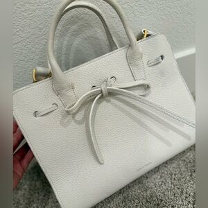 Mansur Gavriel Cream Leather Satchel